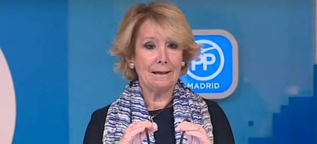Esperanza Aguirre dimite como Presidenta del Partido Popular por los casos de corrupción