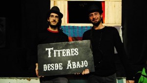 Raúl García y Alfonso Lázaro, los dos titiriteros detenidos.