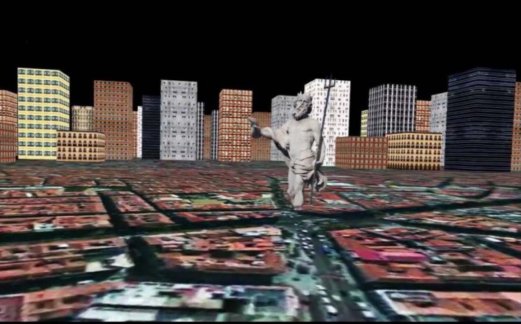 RAM_city (Mil pantallas), videoarte de Clara Aparicio Yoldi.