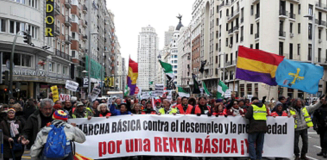 Marcha Básica contra el Paro y la Precariedad: a los caminantes y a Miguel Hernández