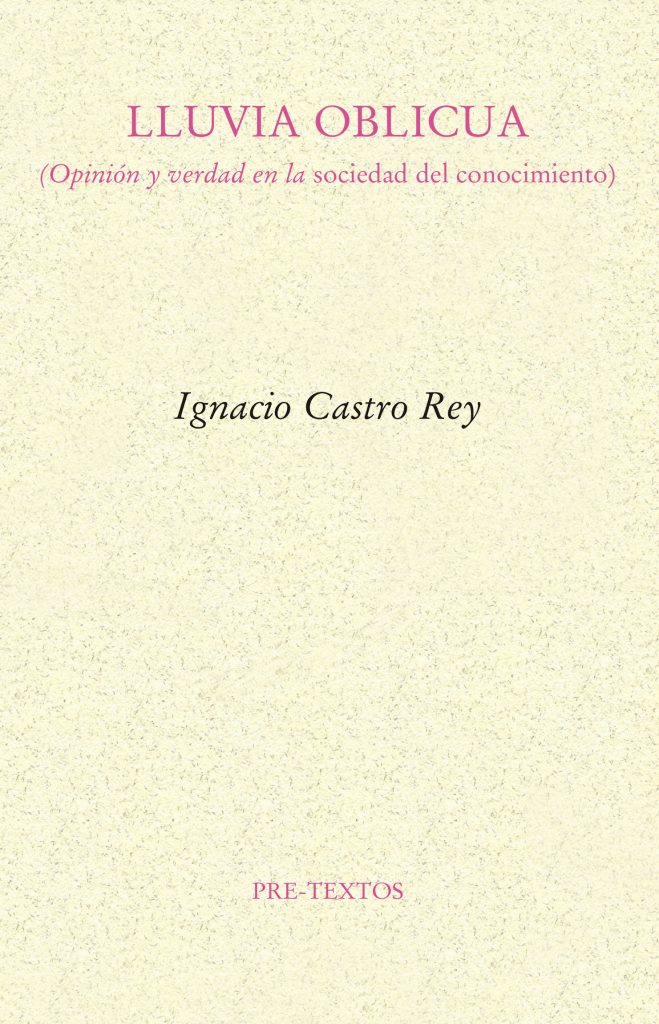 Cubierta de Lluvia oblicua, de Ignacio Castro Rey.