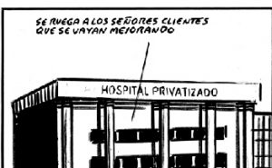 Madrid encabeza la privatización sanitaria en España.